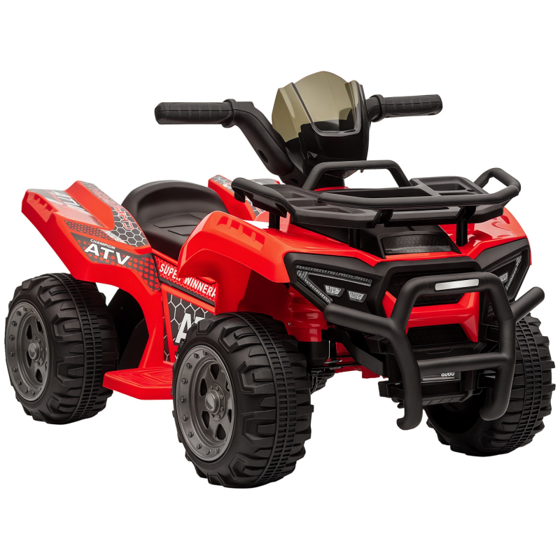 HOMCOM Mini Elektro-Quad, KinderElektro ATV Kinderwagen, für Kinder 18-36 Monate, Kindermotorrad Elektroquad, Rosa Aosom.de – Bild 1 von 2