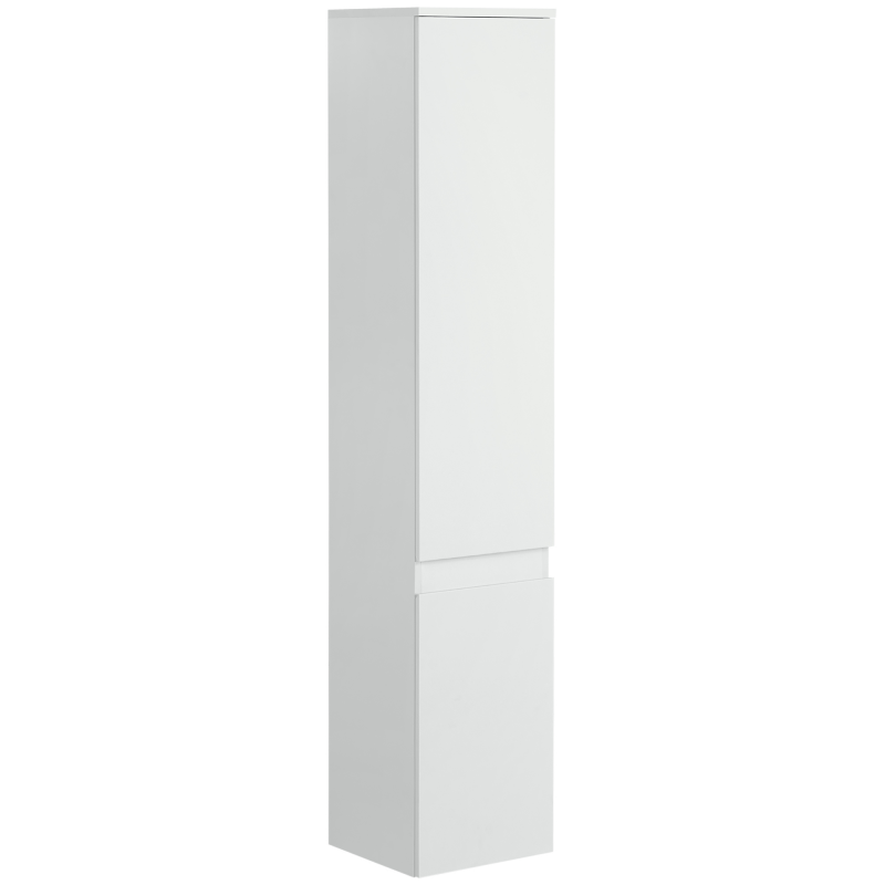 kleankin Badezimmerschrank, Hochschrank mit 5 Ebenen, Badschrank mit Kippschutz, Aufbewahrungsschrank für Badezimmer, Weiß, 30 x 28 x 152,5 cm Aosom – Bild 1 von 2