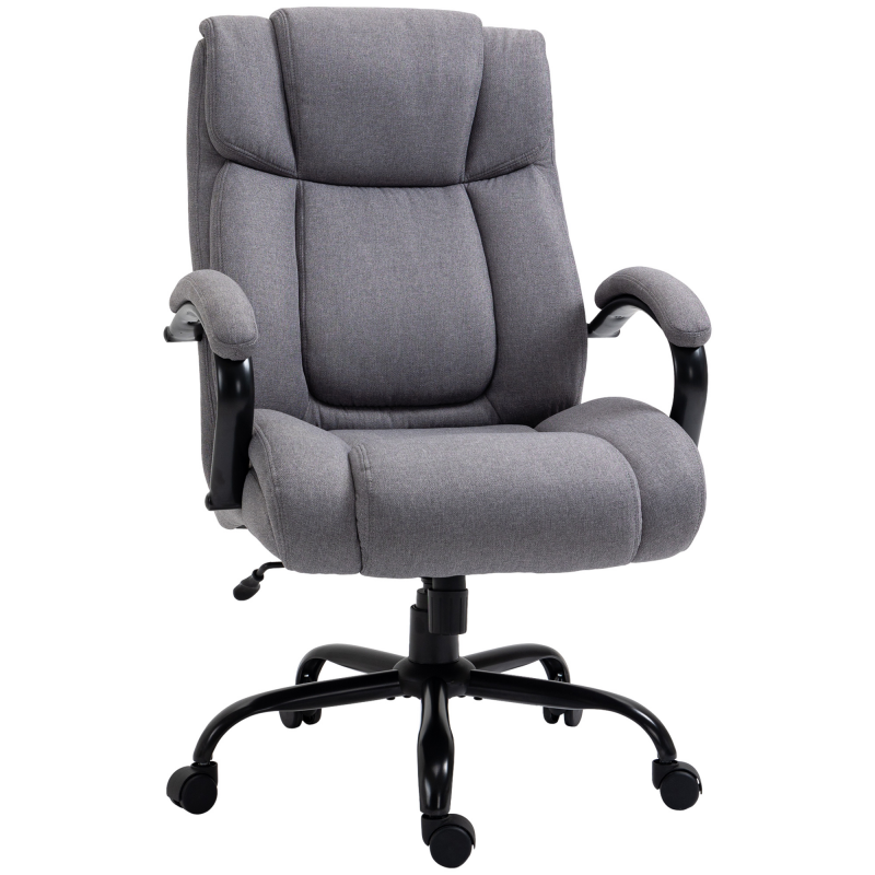 Vinsetto Bürostuhl Schreibtischstuhl Gaming Stuhl Drehstuhl Wippfunktion dick gepolsterter ergonomischer Stuhl Belastbarkeit 220 kg Aosom – Bild 1 von 2