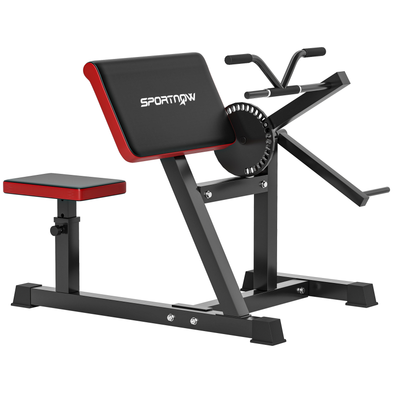 SPORTNOW 2-in-1 Bizeps- und Trizepsmaschine, Prediger-Curl-Bank mit verstellbarem Sitz und Ellbogenauflage, Bizeps-Curl- und Trizeps-Extensionsgerät für Fitnessstudio und Zuhause Aosom – Bild 1 von 2
