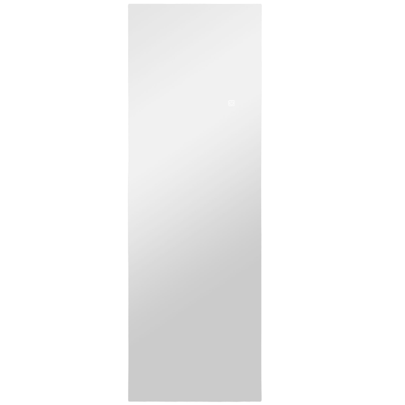 HOMCOM Ganzkörperspiegel 40 x 120 cm Standspiegel mit LED Lichte, Wandspiegel mit Touch-Steuerung, rahmenlos Bodenspiegel, für Schlafzimmer, Wohnzimmer Aosom – Bild 1 von 2