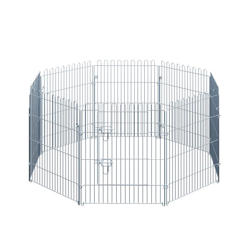 PawHut Freilaufgehege für Welpen 8-teiliger Welpenauslauf & Laufstall, 63x76 cm, sicher & stabil Aosom – Bild 1 von 2