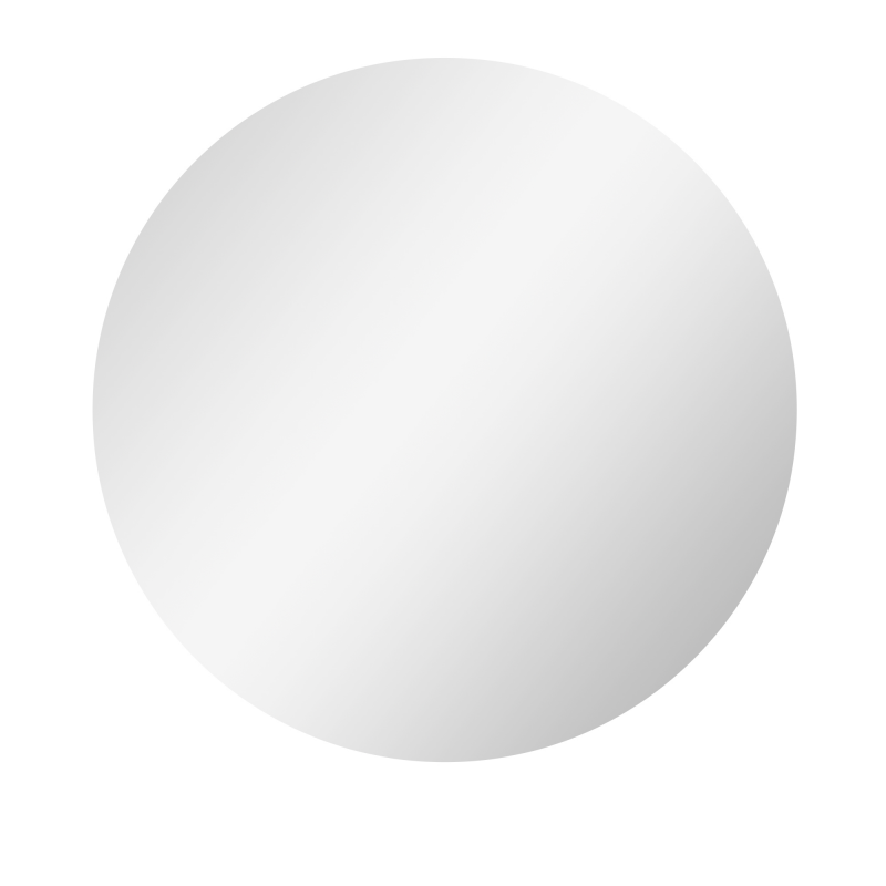 kleankin Badspiegel mit Beleuchtung Ø60 cm, Wandspiegel mit 3 Lichtfarben, IP44, Touch-Schalter, Memory-Funktion, Anti-Beschlag Aosom.de – Bild 1 von 2