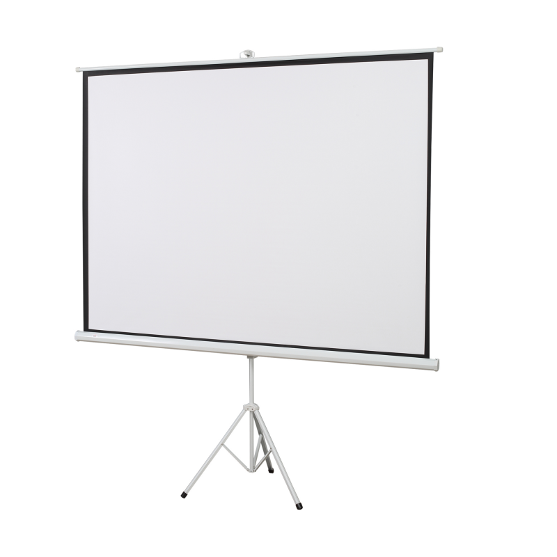 HOMCOM Beamer Leinwand mit Stativ 100 Zoll 4:3 Tragbar Projektor Leinwand Faltbare Stativ-Leinwand für Heimkino, Camping Aosom – Bild 1 von 2