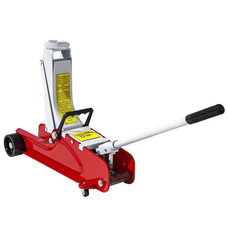 HOMCOM Wagenheber Hydraulisch Tragkraft bis 2,5t 80-380 mm Hubhöhe Rangierwagenheber mit 360° Rollen Scherenwagenheber Autoheber Heber für PKW SUV Werkstatt Aosom – Bild 1 von 2