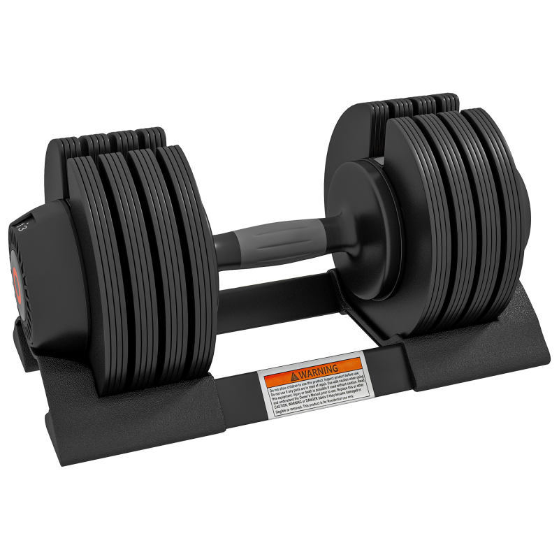 SPORTNOW Hantelset, Hanteln mit Ablagefach, rutschfest Griff, Kurzhantelset aus Kunststoff, verstellbar 7/13/18/24 kg Kurzhanteln, Dummbell Set für Zuhause, Fitnessstudio, Krafttraining Aosom – Bild 1 von 2