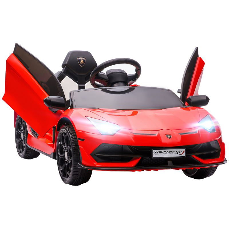 HOMCOM Kinder Elektroauto elektrisches Kinderfahrzeug 2,4G Fernbedienung MP3-Player Hupe Licht für 3-5 Jahre Aosom.de – Bild 1 von 2