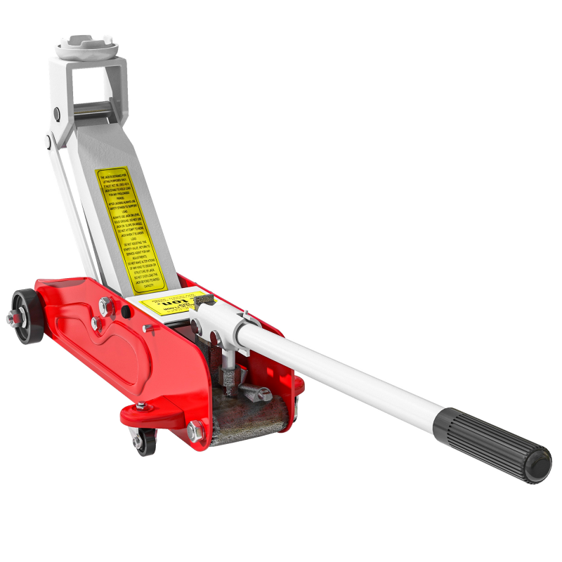 HOMCOM Hydraulischer Wagenheber 2t, Kompakter Rangierwagenheber mit 360° Rollen Überlastschutz, 120-300 mm Hubhöhe, Stahl Wagenheber für Auto SUV Aosom – Bild 1 von 2