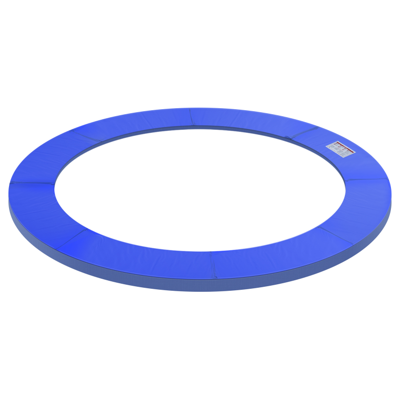 HOMCOM Trampolin Zubehör Set Randabdeckung Sicherheitsnetz Wetterplane für 8ft-15ft Ø 305cm Blau für sicheren Sprungspaß Aosom.de – Bild 1 von 2