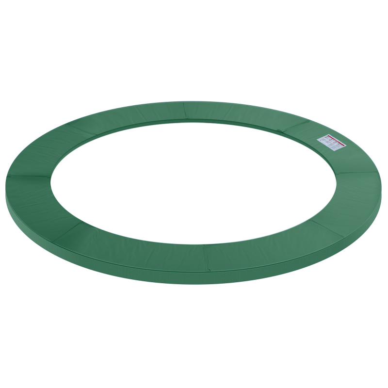 HOMCOM Trampolin Zubehör Set Randabdeckung Sicherheitsnetz Wetterplane für 8ft bis 15ft Ø 305cm Grün Aosom.de – Bild 1 von 2