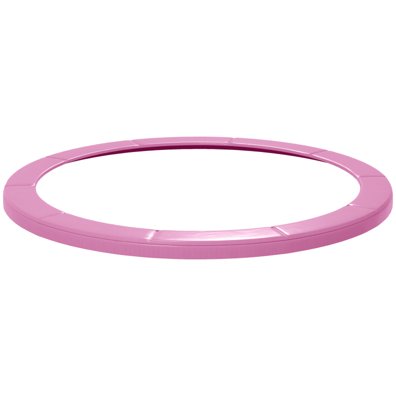 SPORTNOW Trampolin Randabdeckung Ø244 cm breit, Reißfest UV-resistent Federabdeckung, Wasserdicht, Trampolinzubehör Randschutz Sicherheitsnetz Ersatzteile für Gartentrampoline, Rosa Aosom – Bild 1 von 2