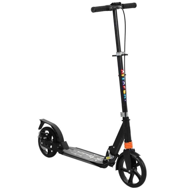 AIYAPLAY Roller Kinder Scooter mit verstellbaren Griffen klappbarer Kinderroller Höhenverstellbarer Tretroller für Kinder Jugendliche 6-12 Jahre Cityroller bis zu 100 kg Aosom – Bild 1 von 2