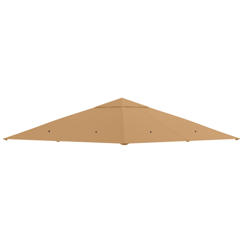 Outsunny Pavillondach Ersatzdach für Pavillon 2,98 x 2,95 m Sonnenschutz Polyester Beige, wetterfest & UV-beständig Aosom.de – Bild 1 von 2