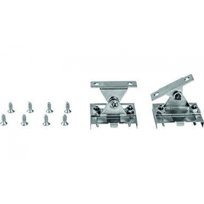 HEITRONIC 2er-Set Halteklammern, verstellbar, für Mecano-System