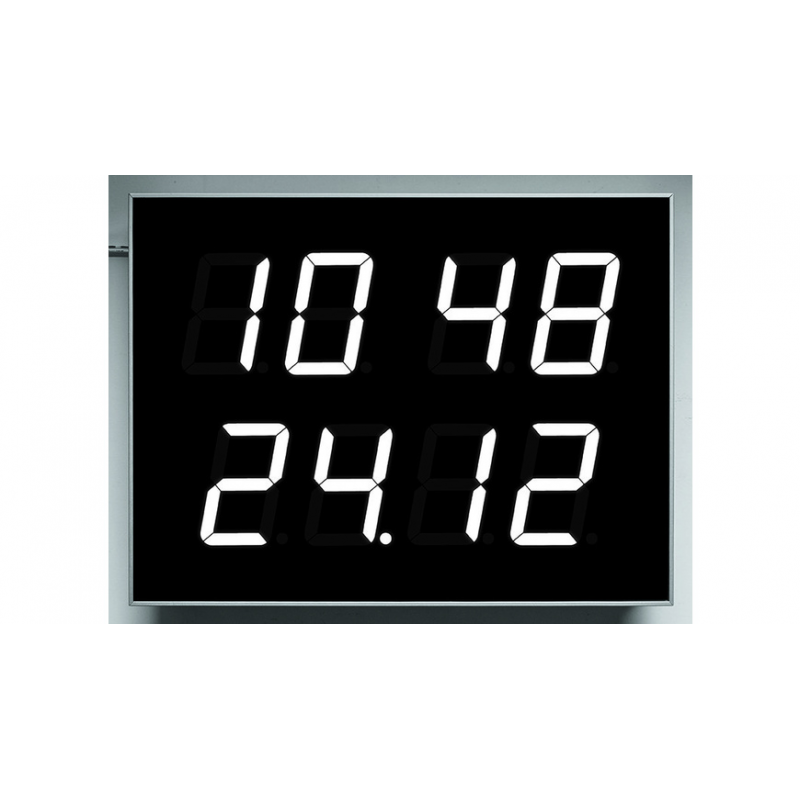 ELV Bausatz Multifunktions-LED-Display mit Funkuhr und Datumsanzeige MLDP1, ohne Gehäuse