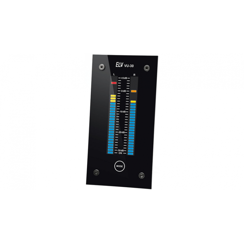 ELV Bausatz VU-Meter VU-30 mit Peak-Hold inkl. Frontplatte