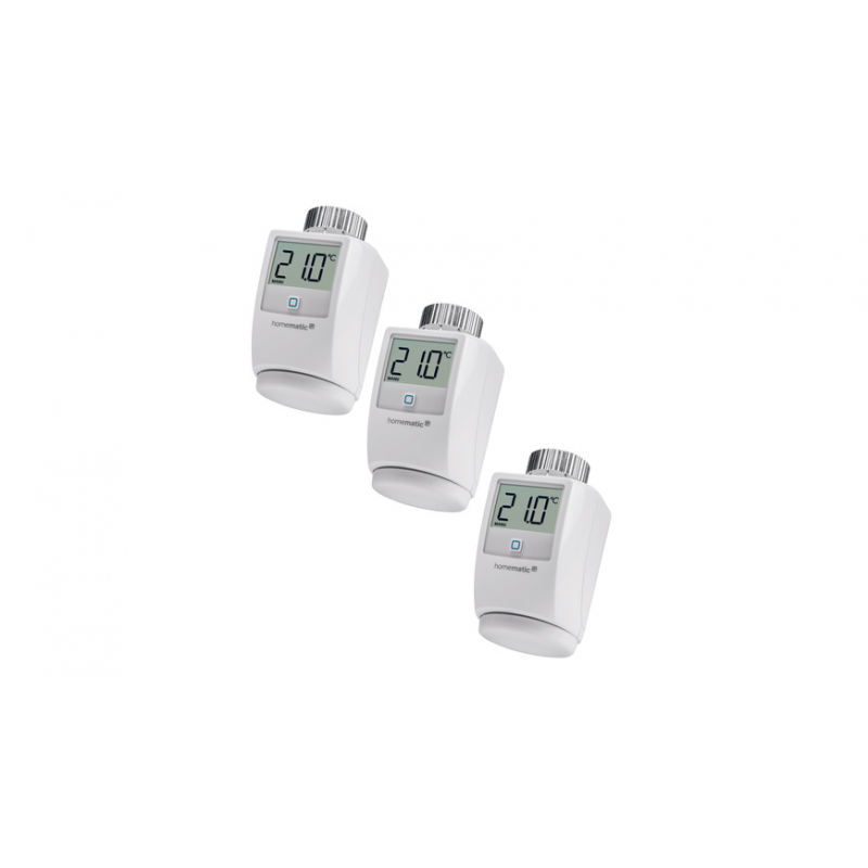 Homematic IP Smart Home 3er-Set Heizkörperthermostat, HmIP-eTRV-2