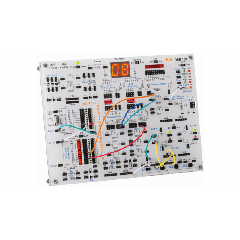 ELV Bausatz Digital-Experimentierboard DEB100