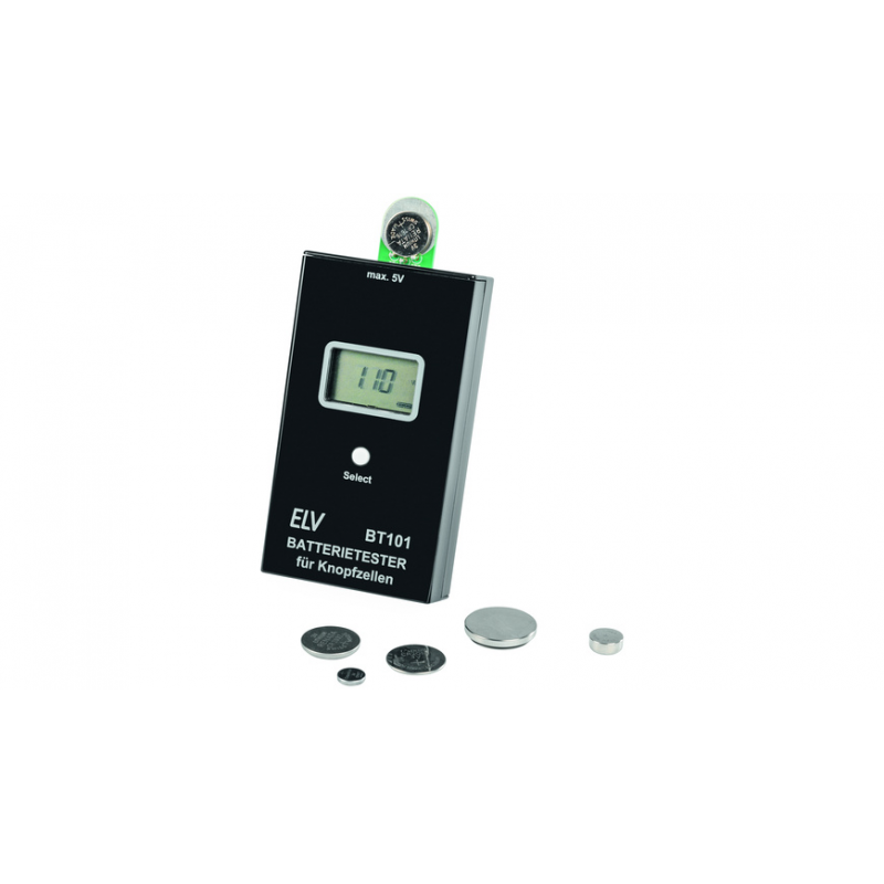 ELV Bausatz Batterietester für Knopfzellen BT101