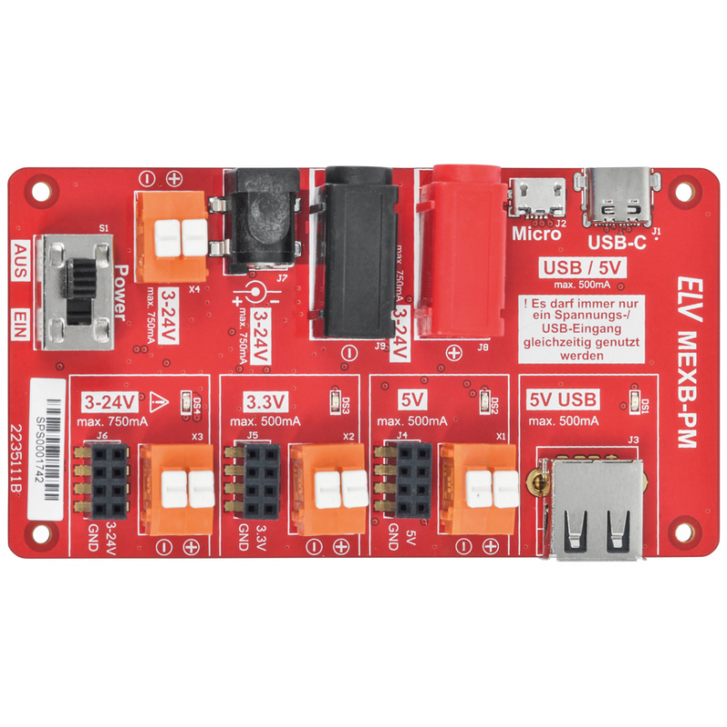 ELV Bausatz Powermodul für Experimentierboards MEXB-PM