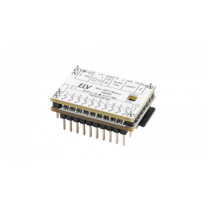ELV Bausatz Mini MP3-Sound-Modul, MSM5
