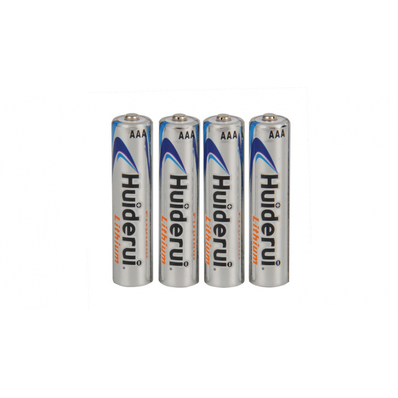 Huiderui Lithium Batterie Micro AAA, 4er-Pack