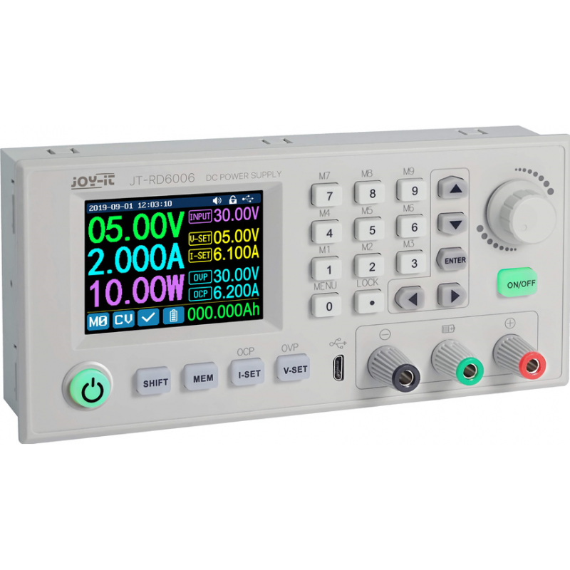 Joy-IT Step-down-Gleichspannungs-Netzteil JT-RD6006, 0-60 V/0-6 A, max. 360 W