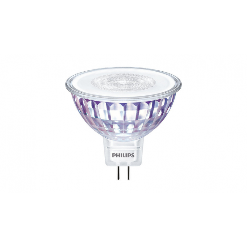 Philips 7,5-W-GU5.3-LED-Lampe Master LEDspot Value, MR16, 630 lm, warmweiß (3000 K), 36°, dimmbar