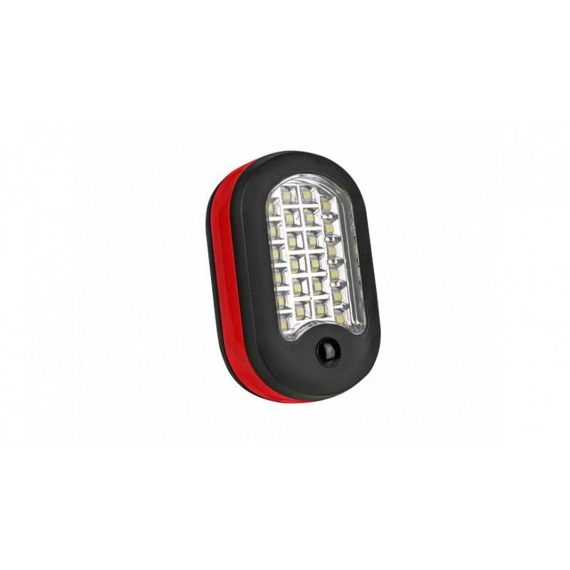 EUFAB 2-in-1-Taschenlampe, mit Lichtfeld- und Taschenlampenfunktion, Befestigungshaken, Magnet