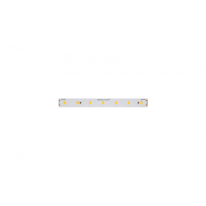 Beneito 5-m-LED-Streifen FINE-84, 24 W, 24 V DC, 3000 K, 90 Ra, 4,8 W/m, 441 lm/m, 70 LEDs/m, IP65