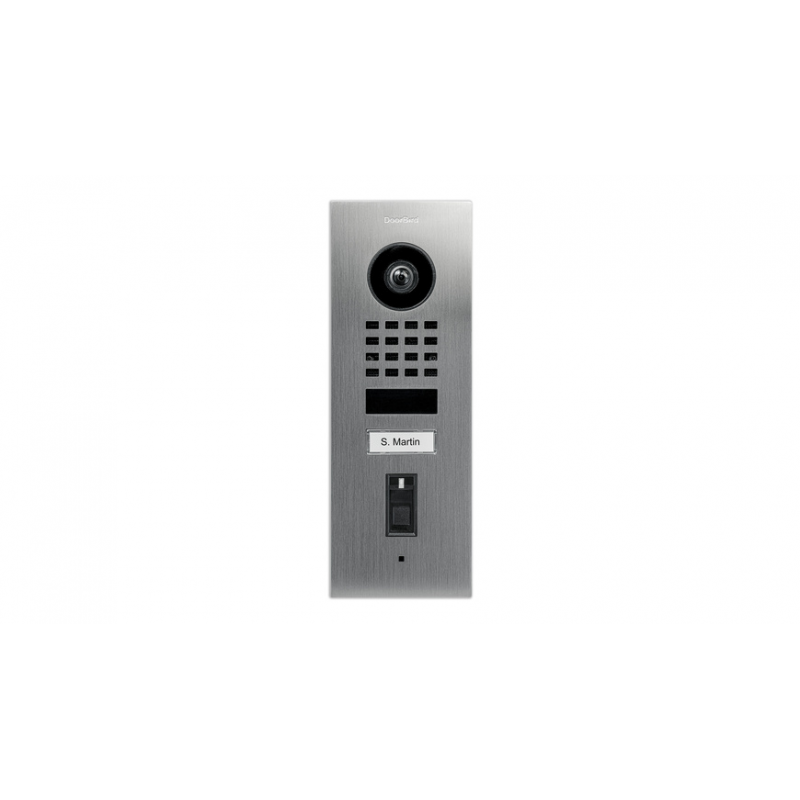 DoorBird Smart Home IP Video Türstation D1101FV Unterputz, Edelstahl V4A, mit Fingerabdruckleser, WLAN