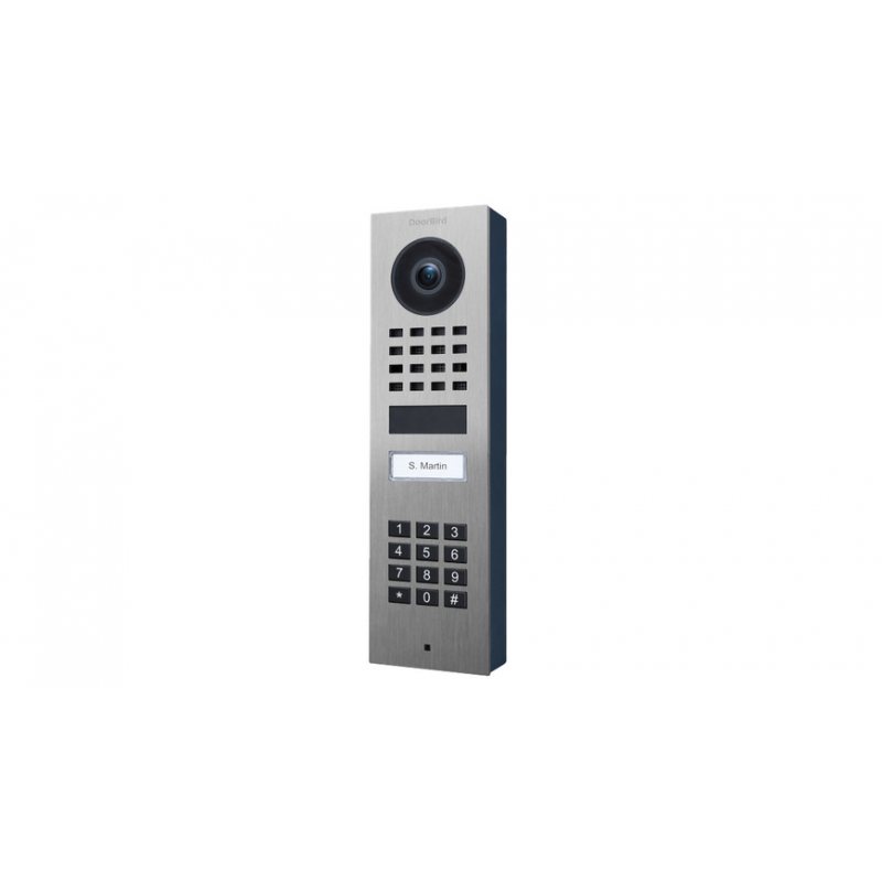 DoorBird Smart Home IP Video Türstation D1101KV Aufputz, Edelstahl V4A, mit Keypad, WLAN
