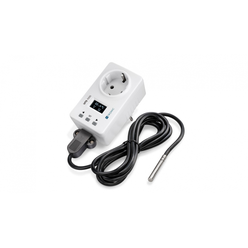 H-Tronic Universal-Temperaturschalter UTS 1000 inkl. Sensor, Länge 2 m, 2-adrig, Silikonkabel