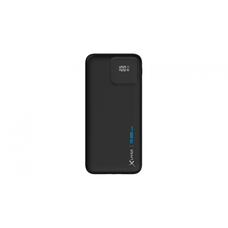 XLayer Powerbank Cable PD 20W 10.000 mAh Black