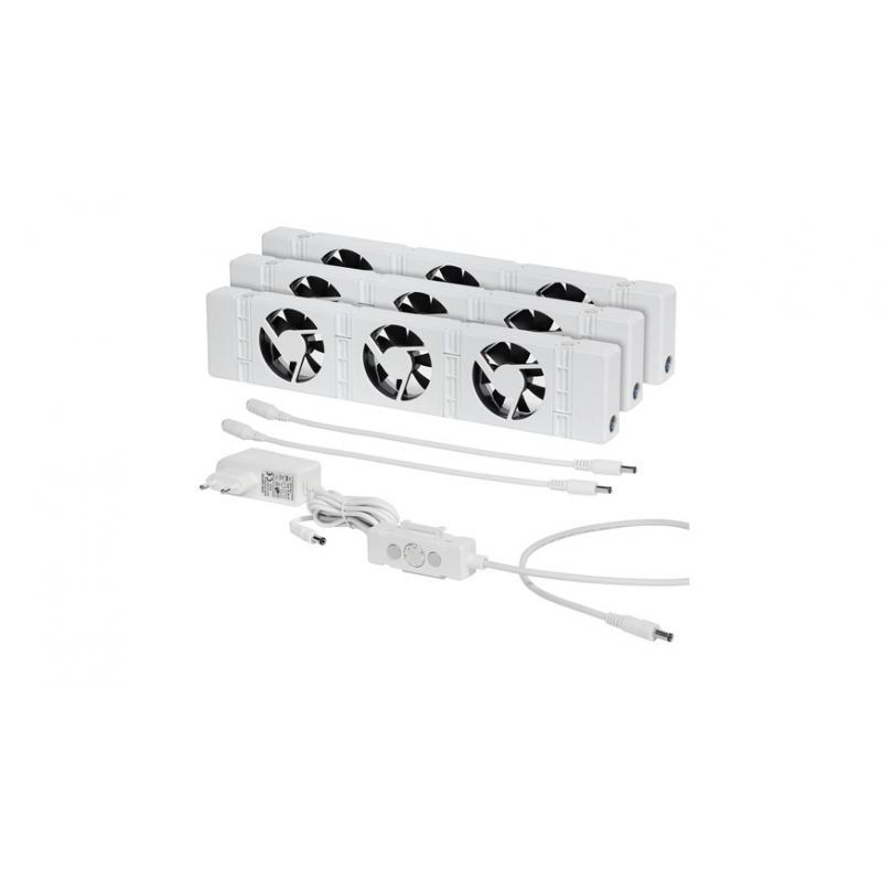 SpeedComfort Heizkörperventilator Trio-Set, weiß