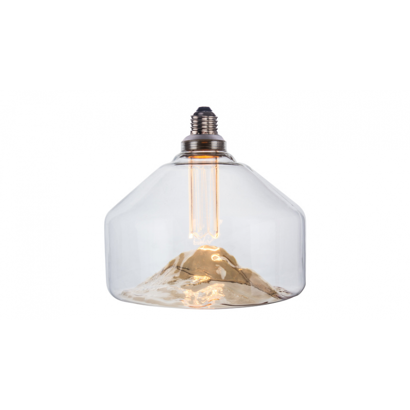 ENOVALITE LED Filament Leuchtmittel, CIRCLE, Amber, E27, 4W, 200lm, 1800K, dimmbar