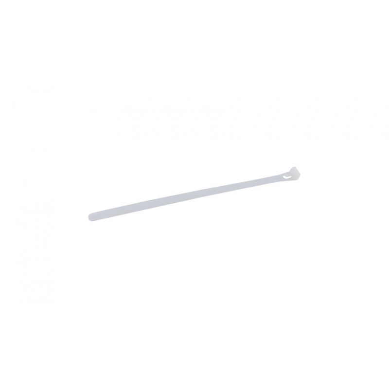REV Ritter wiederverschließbare Kabelbinder, Kunststoff,200 x 7,6 mm, 25 Stück, Weiß