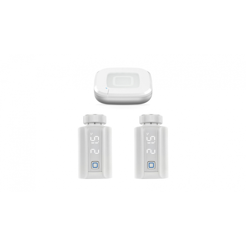 Homematic IP Smart Home Set Evo mit 1x Access Point, 2x Heizkörperthermostat – Evo, weiß