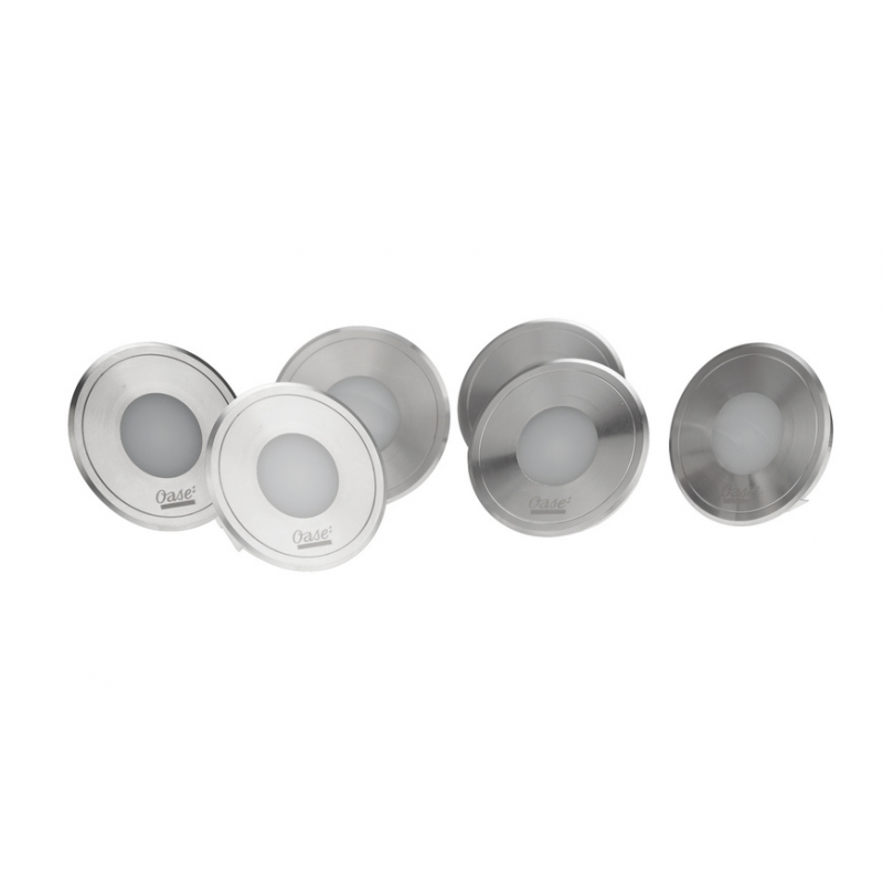 Oase Smart Home LunAqua Terra LED Set 6, warmweiß, Bodeneinbauleuchte, IP68