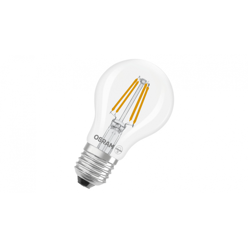 Osram LED Superstar Classic A 40 Filament, 3,4 W, 470 lm, E27, dimmbar, warmweiß, klar