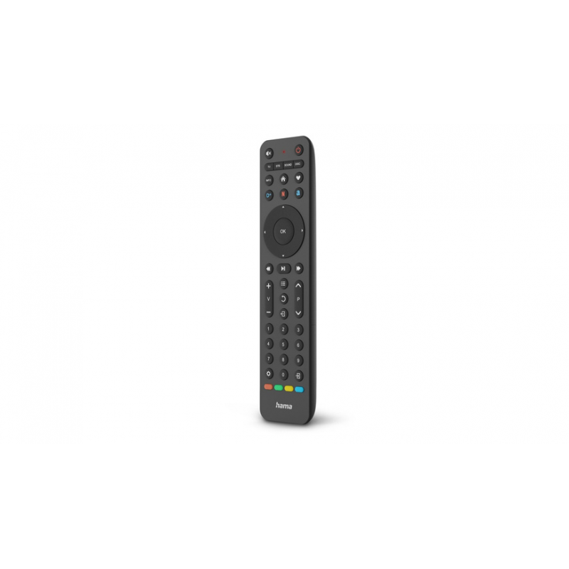 hama Universal-Fernbedienung TV, Infrarot, für 4 Geräte, lernfähig, App-Tasten