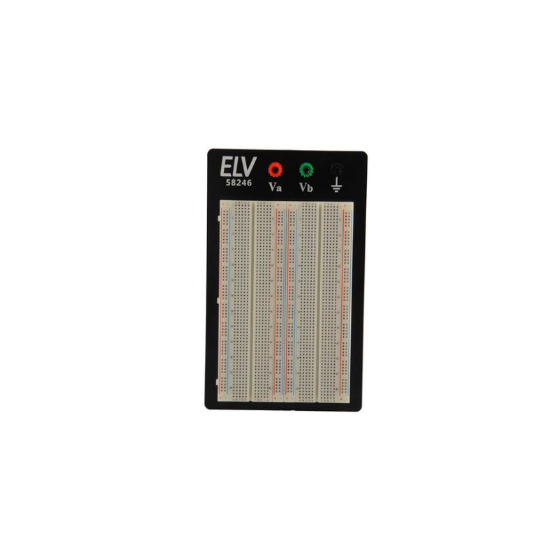 ELV Steckplatine/Breadboard 104 J, 1660 Kontakte, mit Drahtbrücken-Set