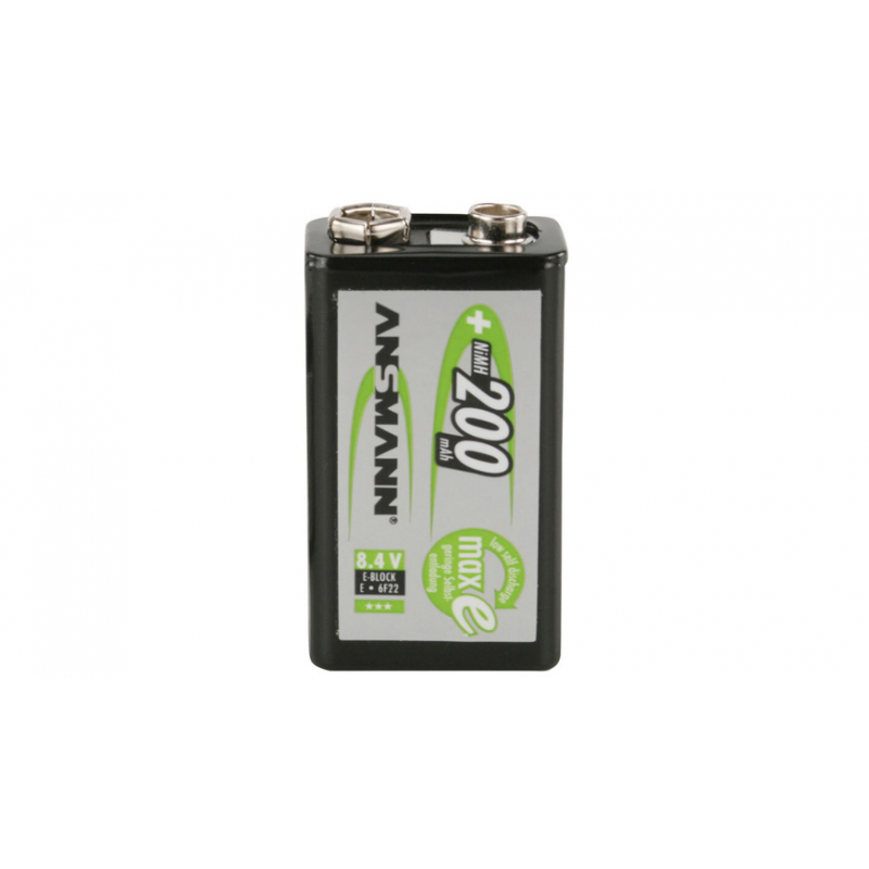 Ansmann maxE 9V NiMH-Akku 200 mAh