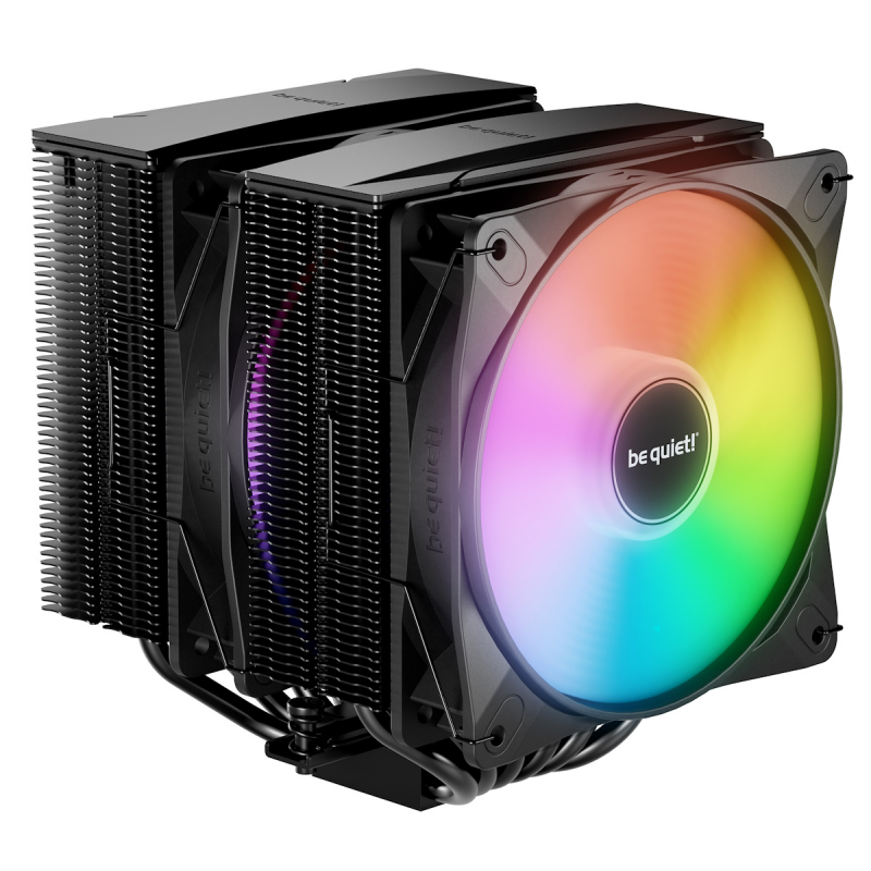 be quiet! Pure Rock PRO 3 LX ARGB CPU Kühler für Intel und AMD CPU schwarz