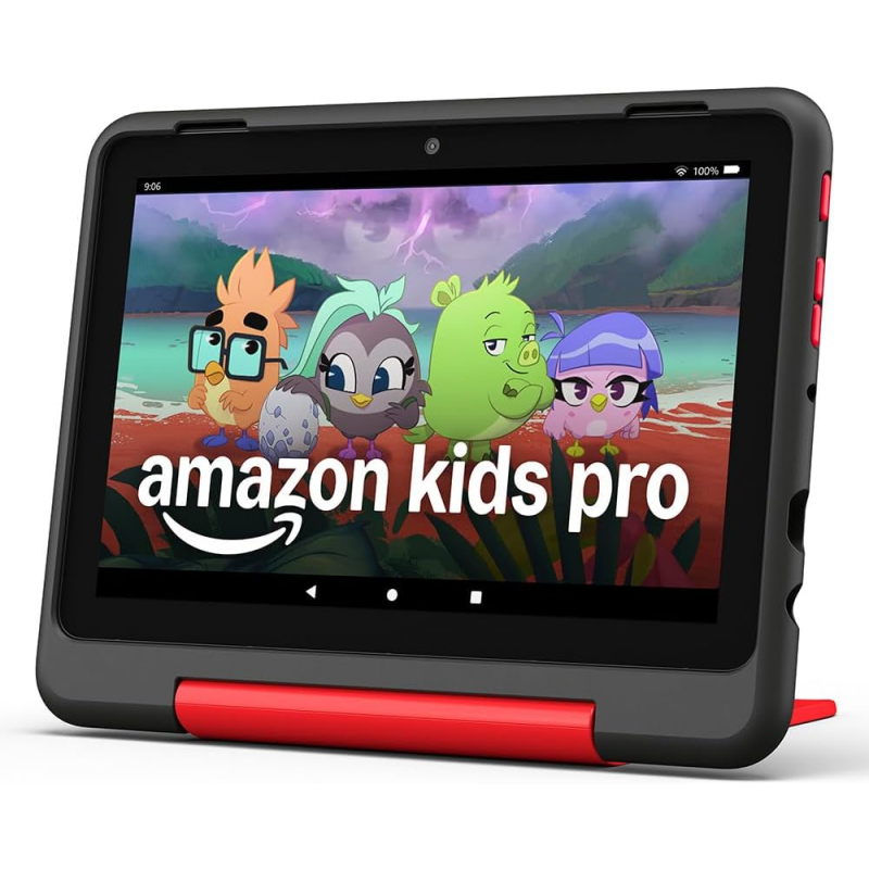 Amazon Fire HD 8 Kids Pro-Tablet (2024), Marvel's Avengers von 6 bis 12 Jahren, 13 Stunden Akkulaufzeit, kindgerechte Hülle, 8-Zoll-HD-Display, 32GB