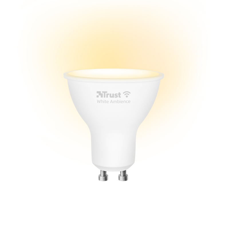GU10 LED CCT WI-FI Smarter WiFi LED-Strahler, Lichtstimmung weiß, Fassung GU10, von Ihrem Smartphone/Tablet zu steuern