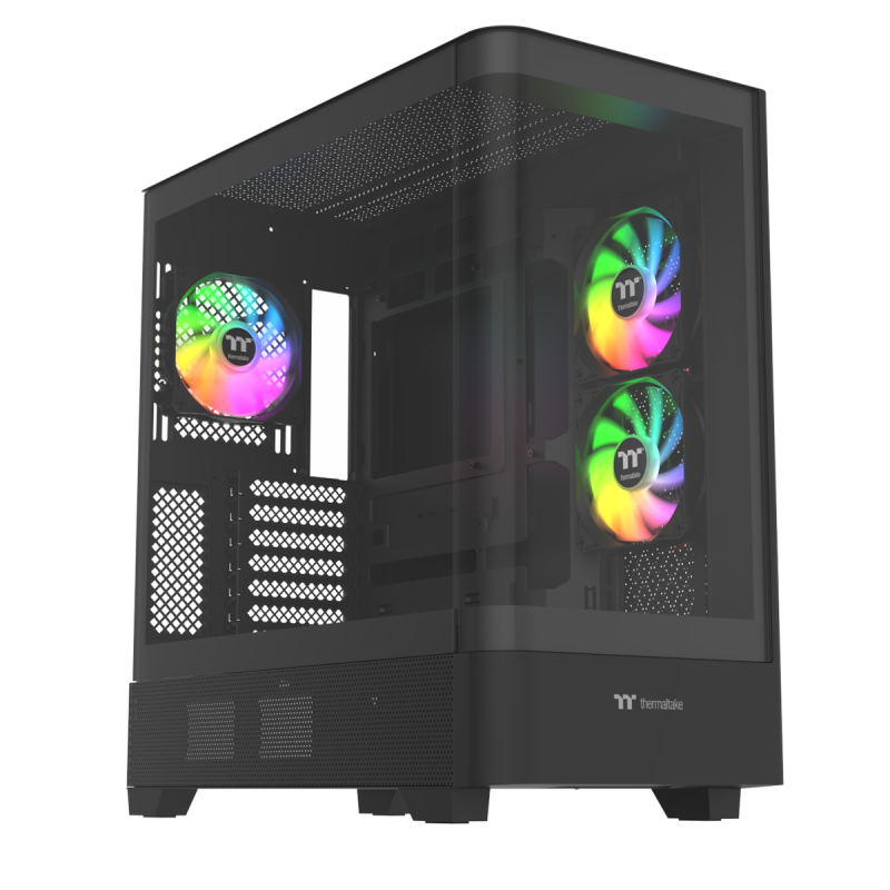 THERMALTAKE View 290 ARGB Black Midi Tower ATX Gehäuse Sichtfenster schwarz