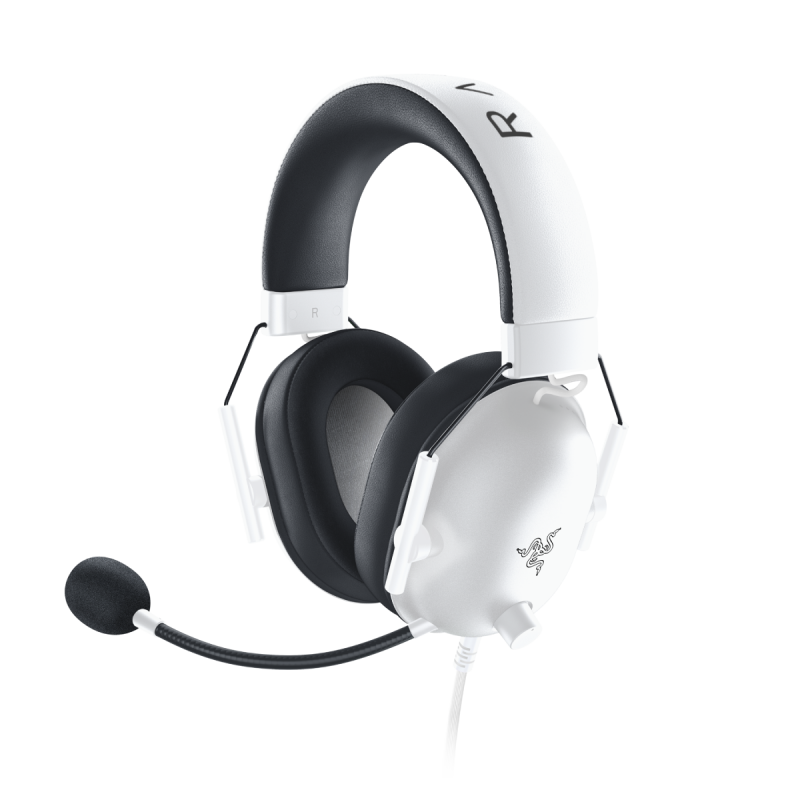 Razer Blackshark V2 X Special White Edition - kabelgebundenes 7.1 Surround Sound Gaming Headset mit passiver Geräuschunterdrückung