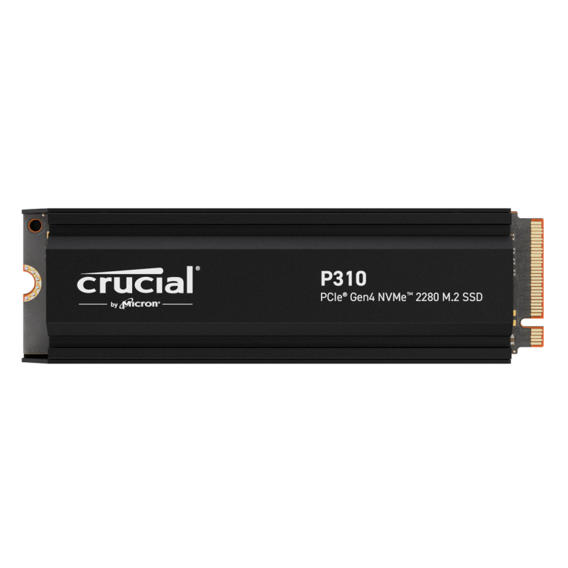 Crucial P310 Heatsink SSD 1TB M.2 2280 PCIe Gen4 NVMe