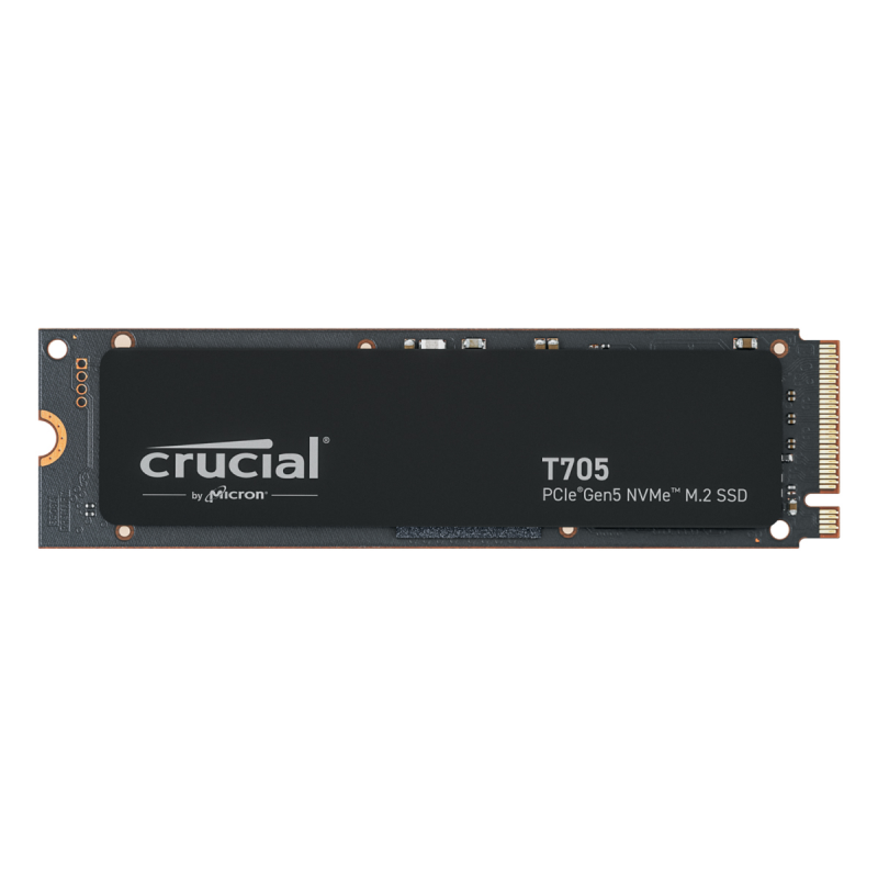 Crucial T705 Heatsink SSD 1TB M.2 PCIe Gen5 NVMe Internes Solid-State-Module mit Kühlkörper